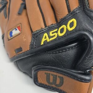 Wilson A500 Leather Baseball Glove 12.5" Ecco Right Handed Throw RHT A0500 125